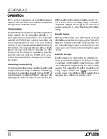 浏览型号LTC4054L的Datasheet PDF文件第6页