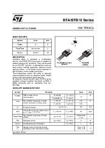 浏览型号BTA10-600CRG的Datasheet PDF文件第1页