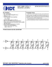 浏览型号IDT74FCT374CT的Datasheet PDF文件第1页
