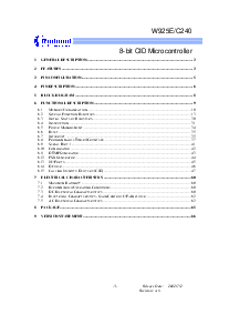 浏览型号W925E240的Datasheet PDF文件第1页