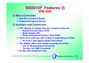 浏览型号W83910F的Datasheet PDF文件第4页