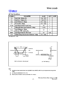 浏览型号W941232AD的Datasheet PDF文件第9页