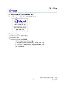浏览型号W39F010的Datasheet PDF文件第23页
