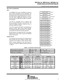 浏览型号MSP430F1481的Datasheet PDF文件第9页