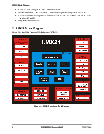 浏览型号MC9328MX21P/D的Datasheet PDF文件第2页