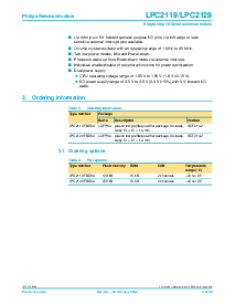 浏览型号LPC2119 LPC2129的Datasheet PDF文件第2页