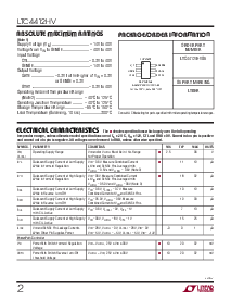 浏览型号LTC4412HV的Datasheet PDF文件第2页