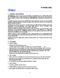 浏览型号w99688cbm3的Datasheet PDF文件第2页