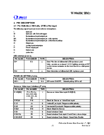 浏览型号w99688cbm3的Datasheet PDF文件第5页