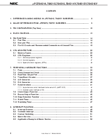 浏览型号upd784215的Datasheet PDF文件第6页