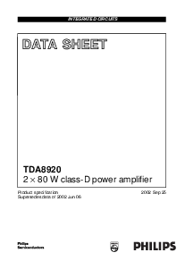 浏览型号TDA8920的Datasheet PDF文件第1页