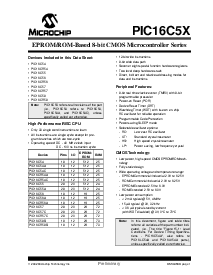浏览型号pic16c57的Datasheet PDF文件第3页