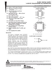 浏览型号TLC372CD的Datasheet PDF文件第1页