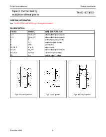 浏览型号74HC4053的Datasheet PDF文件第3页