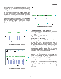 浏览型号HV9910的Datasheet PDF文件第5页