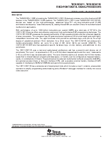 浏览型号TMS320C6711GBA150的Datasheet PDF文件第5页