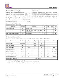 浏览型号A43L0616AV-7U的Datasheet PDF文件第5页