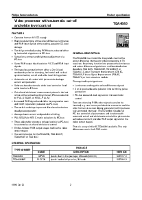 浏览型号TDA4680WP的Datasheet PDF文件第2页