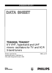 浏览型号TDA5636M的Datasheet PDF文件第1页