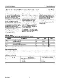 浏览型号TDA9830的Datasheet PDF文件第5页