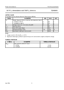 浏览型号TDA9800T的Datasheet PDF文件第6页