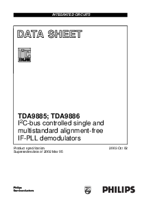 浏览型号TDA9886TS/V4的Datasheet PDF文件第1页