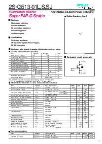 浏览型号2SK3513-01S的Datasheet PDF文件第1页