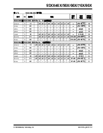 浏览型号93LC46CX的Datasheet PDF文件第9页