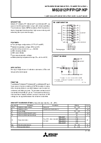 浏览型号M63812P的Datasheet PDF文件第1页