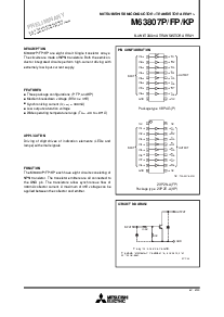 浏览型号M63807P的Datasheet PDF文件第1页