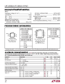 浏览型号LTC2053CMS8-SYNC的Datasheet PDF文件第2页