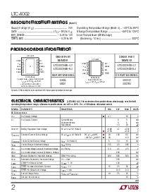 浏览型号LTC4002ES8-8.4的Datasheet PDF文件第2页