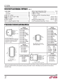 浏览型号LT1374CR的Datasheet PDF文件第2页