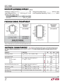 浏览型号LTC1062CN8的Datasheet PDF文件第2页