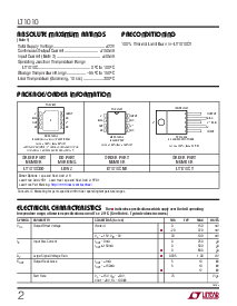 浏览型号LT1008S8的Datasheet PDF文件第2页