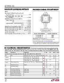浏览型号LT1993CUD-10的Datasheet PDF文件第2页