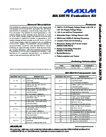 浏览型号MAX8576EVKIT的Datasheet PDF文件第1页