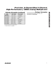 浏览型号MAX306CWI的Datasheet PDF文件第11页