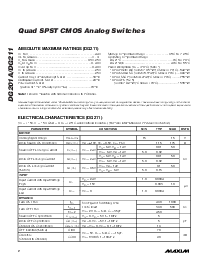 浏览型号DG201ACUE的Datasheet PDF文件第2页
