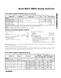 浏览型号DG201ACUE的Datasheet PDF文件第3页