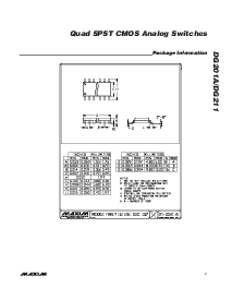 浏览型号DG201AEGE的Datasheet PDF文件第7页