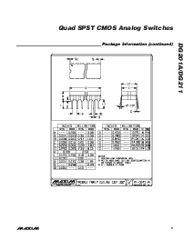 浏览型号DG201AEGE的Datasheet PDF文件第9页