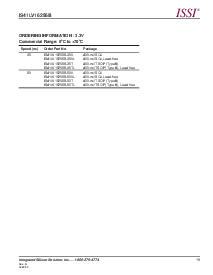 浏览型号IS41LV16256B的Datasheet PDF文件第19页