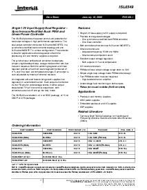 浏览型号ISL6549CB的Datasheet PDF文件第1页