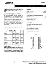 浏览型号HI5812KIBZ的Datasheet PDF文件第1页
