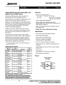 浏览型号CA3130MZ的Datasheet PDF文件第1页