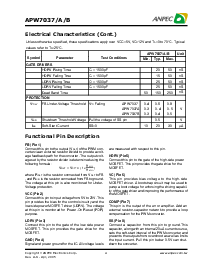浏览型号APW7037B的Datasheet PDF文件第4页