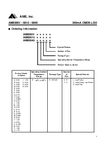 浏览型号AME8801MEEVZ的Datasheet PDF文件第3页