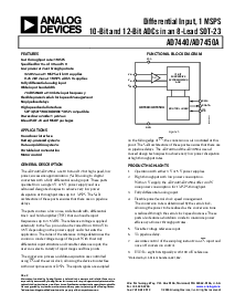浏览型号AD7450A的Datasheet PDF文件第1页
