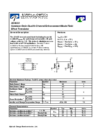 浏览型号AO4832的Datasheet PDF文件第1页